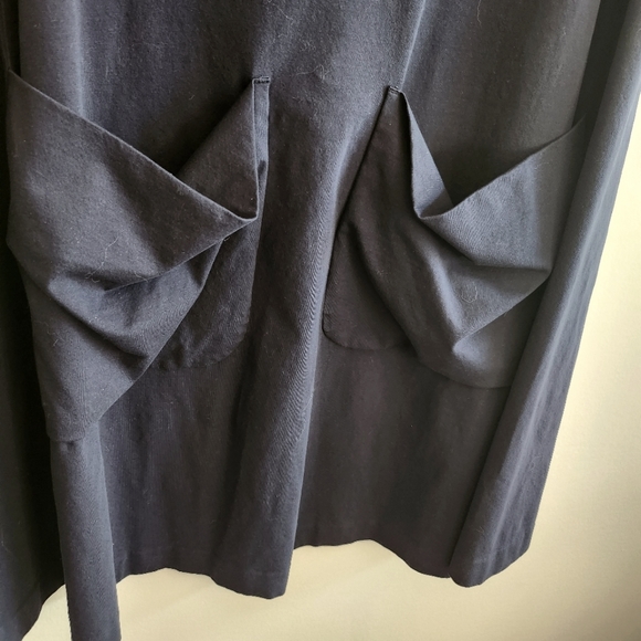 COS I XS/S Navy A-Line Jersey Babydoll Dress with Pockets - Picture 4 of 9
